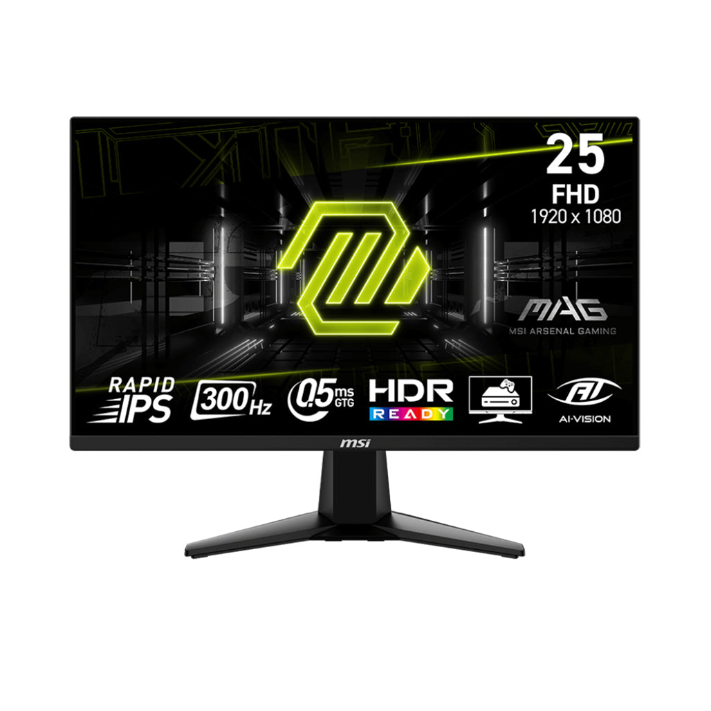 MSI MAG 255XF gaming monitor front view