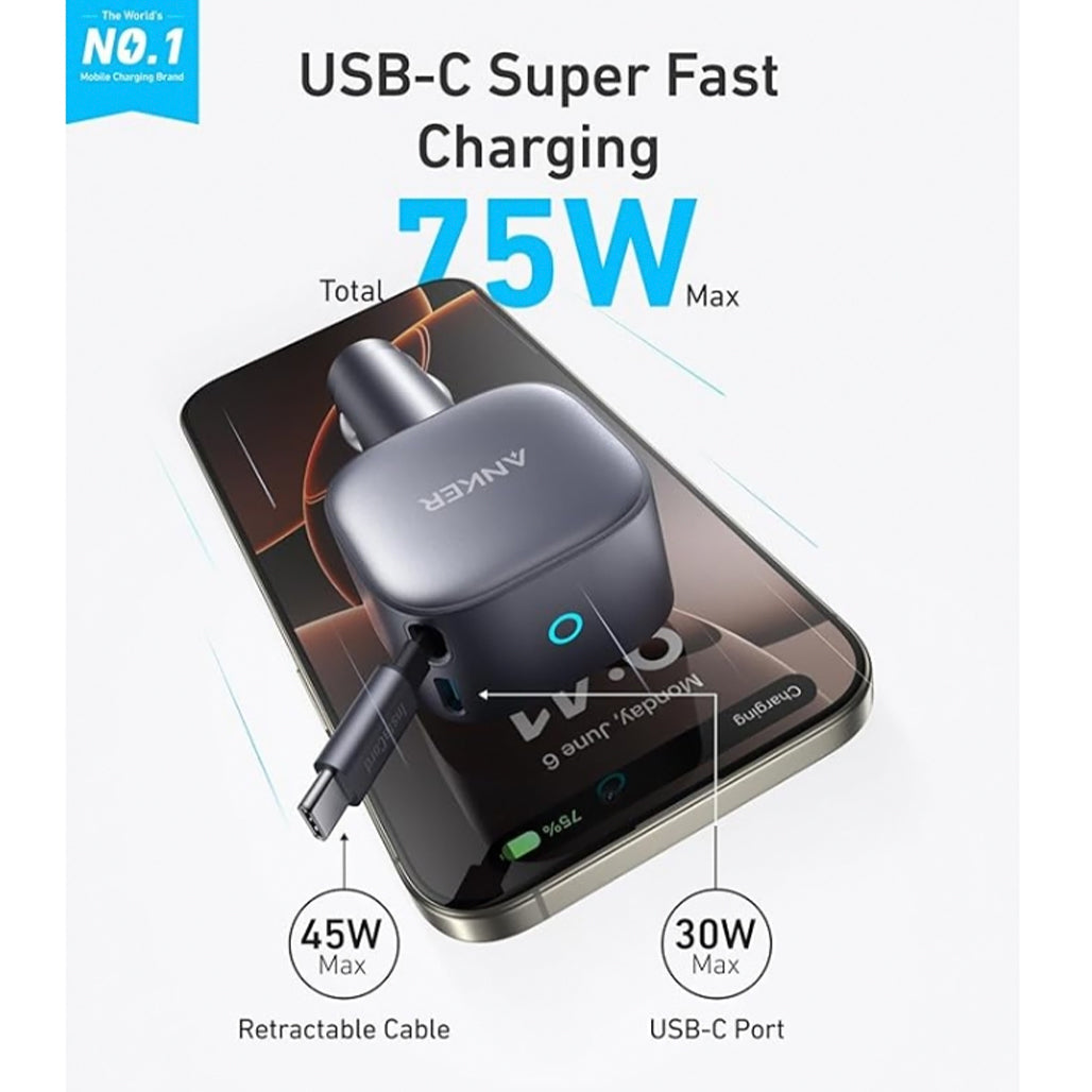 Anker Nano 75W car charger