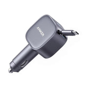Anker Nano 75W USB-C car charger with retractable cable