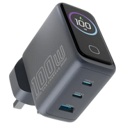 Powerology Voltflow 100W AVS GaN Wall Charger – Gray