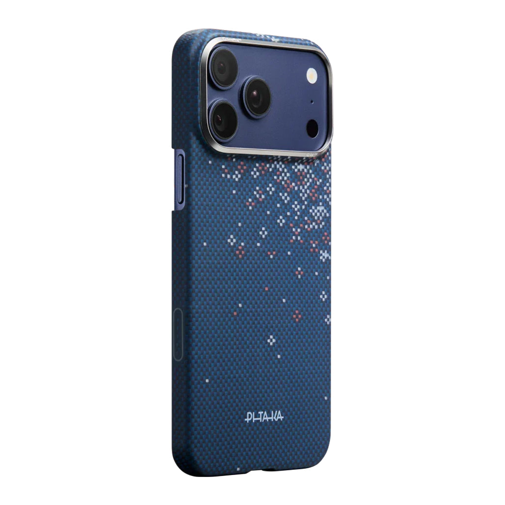 Pitaka Edge Case for iPhone 17 Pro Max in Nightfall Blue
