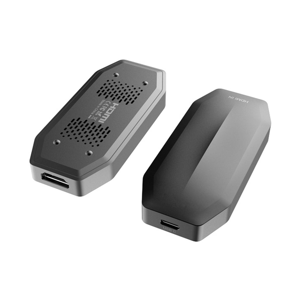 Powerology 4K UHD video capture card with USB-C and HDMI