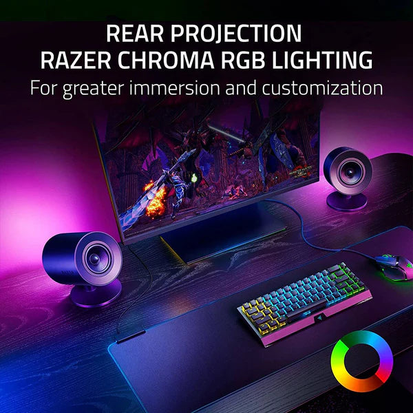 Razer Nommo V2  Full-Range 2.1 PC Gaming Speakers with Wired Subwoofer 5.5