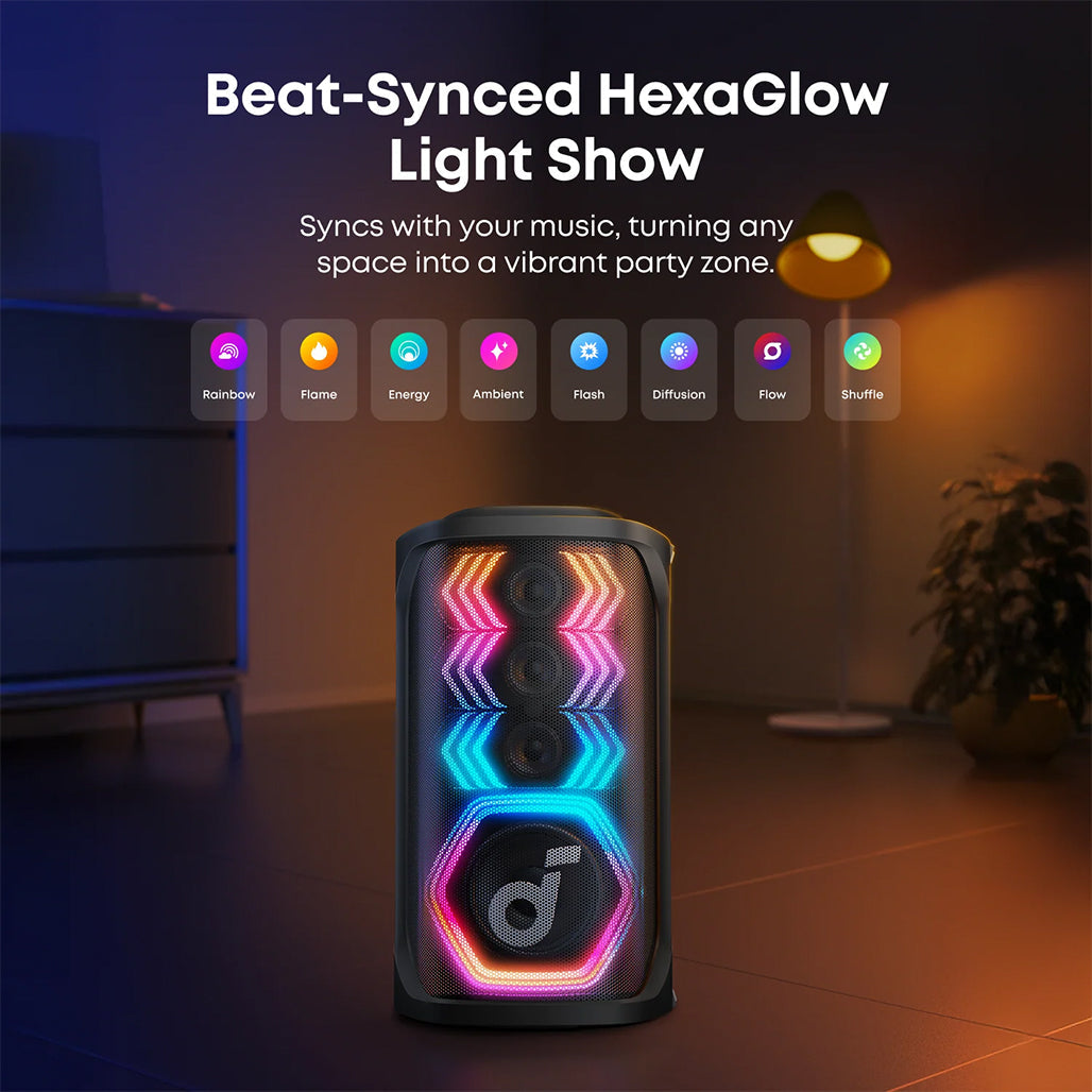 Anker Soundcore Rave 3S party setup