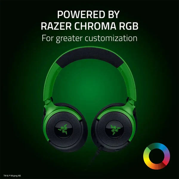 Razer Kraken V4 X Minecraft Edition With RGB