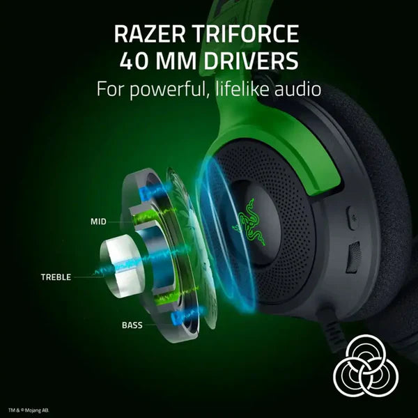 Razer Kraken V4 X Minecraft Edition With RGB