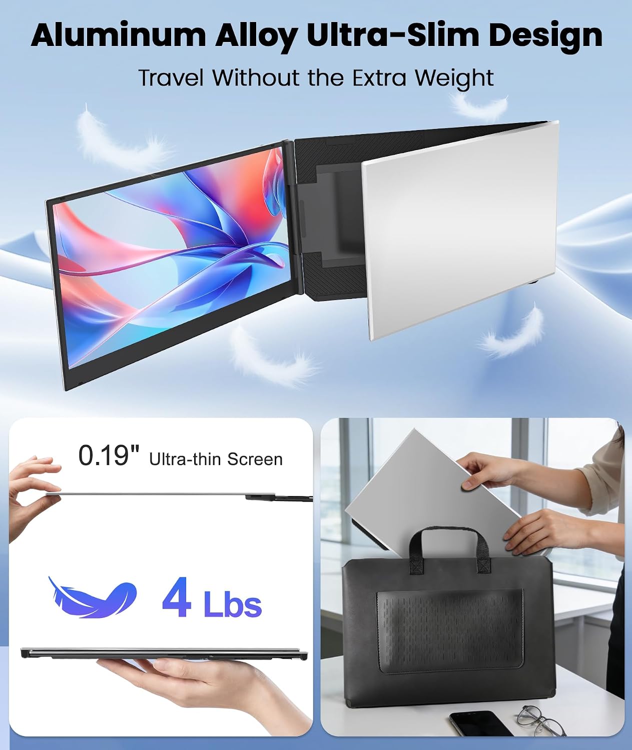 Rizpak P7 Pro screen extender dimensions