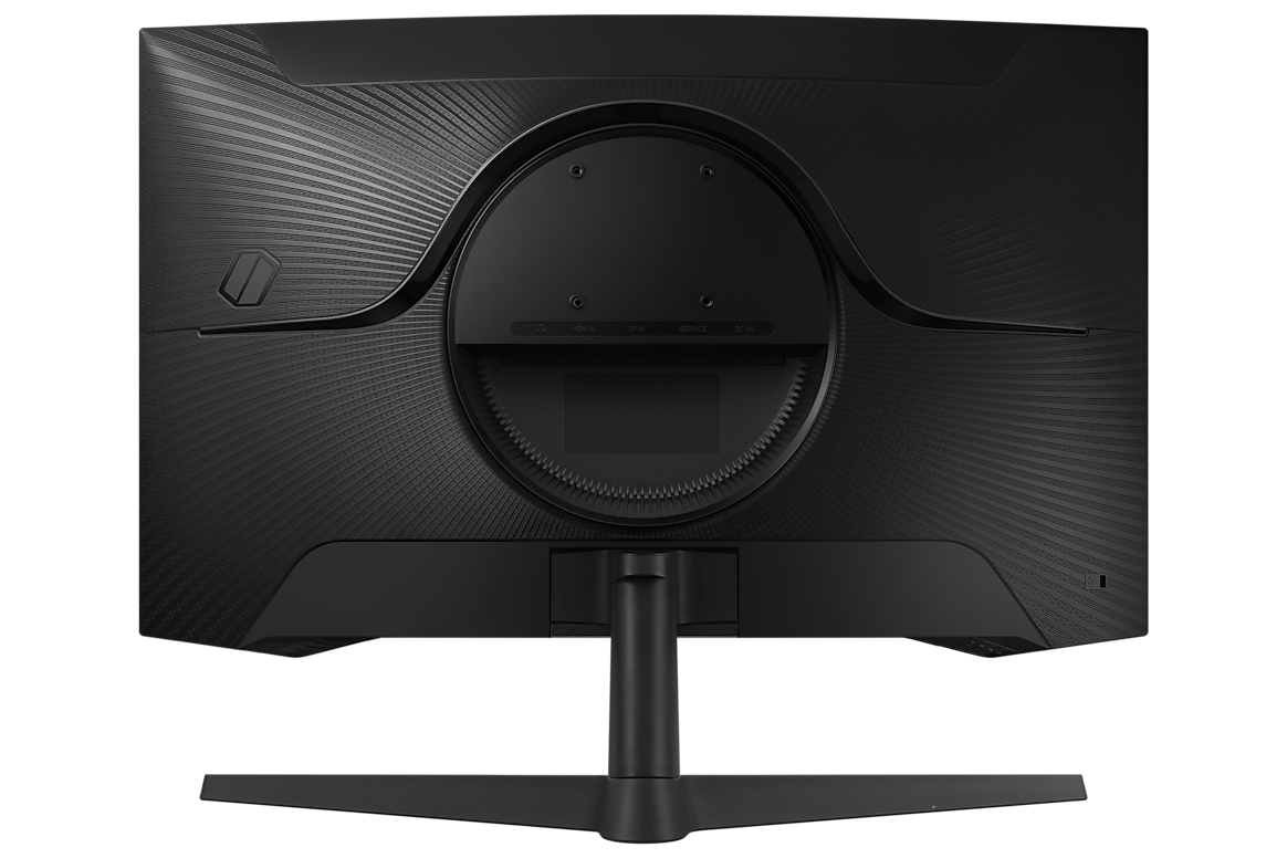 Samsung Odyssey G5 G55C curved gaming monitor rear view