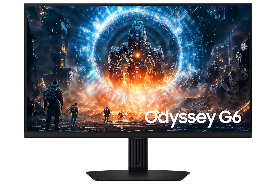 Samsung 27 inch Odyssey G6 G60F QHD 350Hz gaming monitor front view