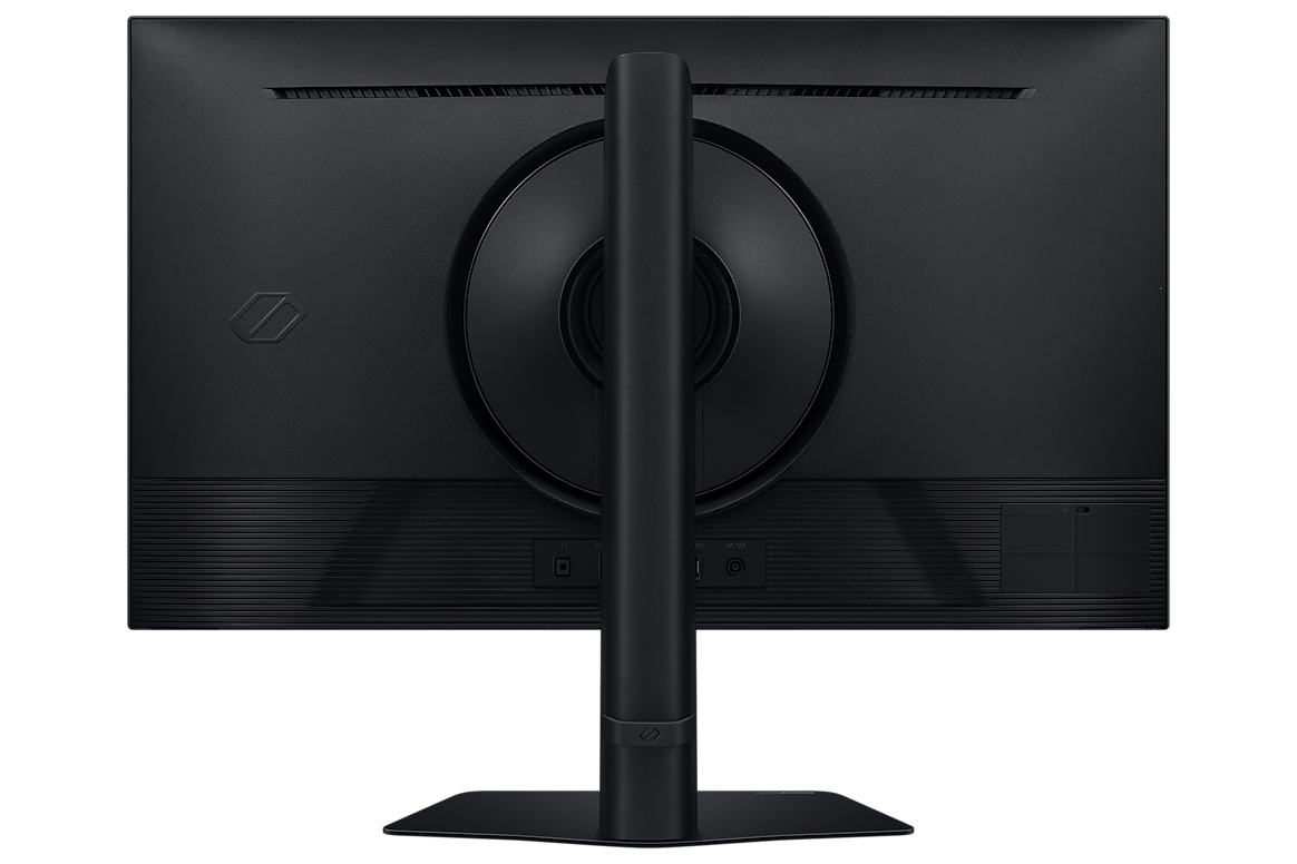 Samsung Odyssey G6 G60F gaming monitor rear view