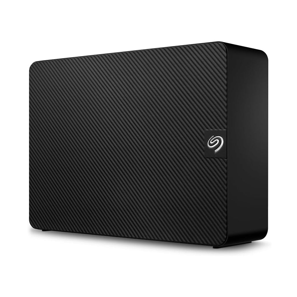 Seagate Expansion Desktop external hard drive angle