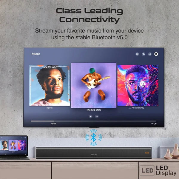 Promate StreamBar 30W BassBoost™ SoundBar with Subwoofer