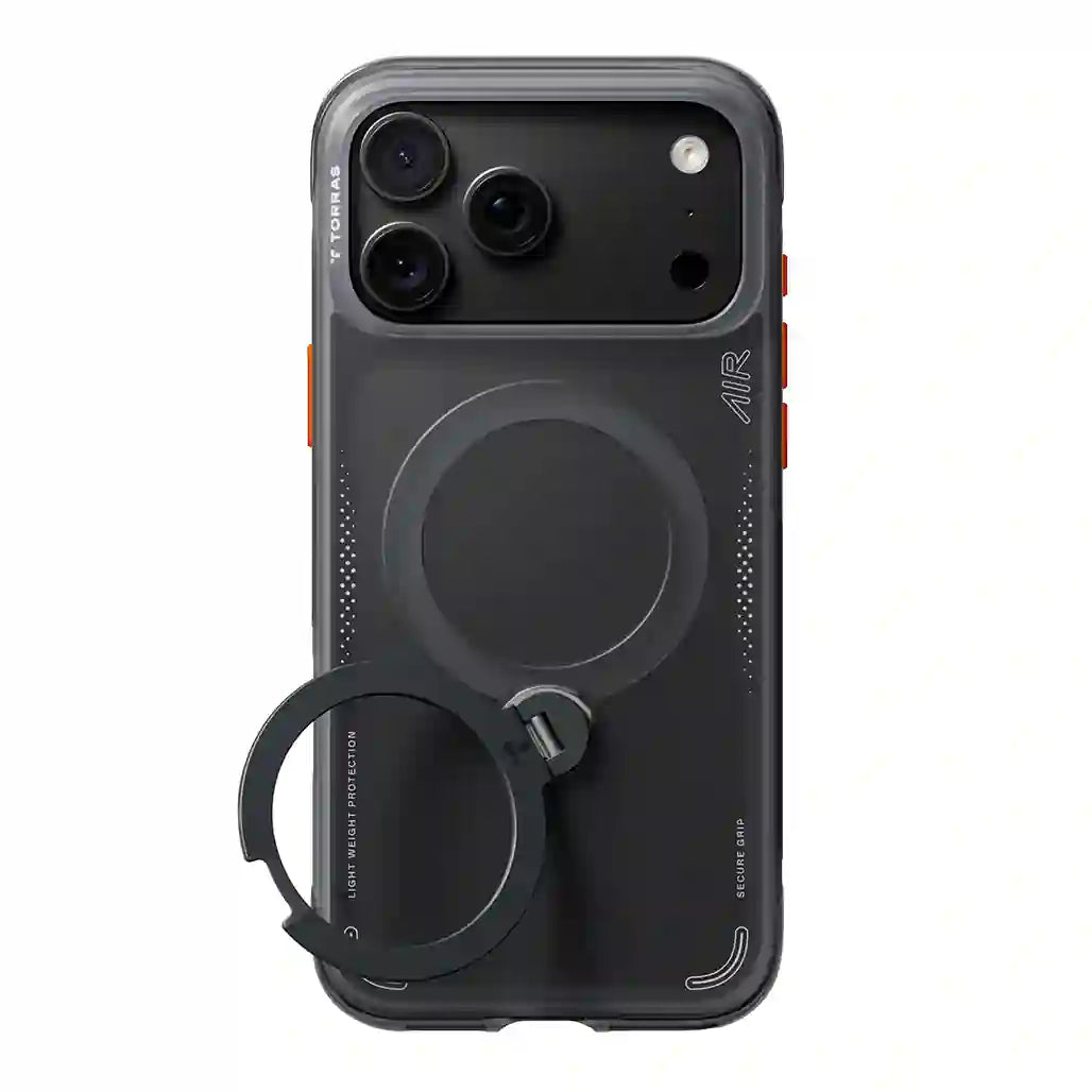 Torras Ostand Q3 Air - Magnetic Ring - Stand Case for iPhone 18 Series