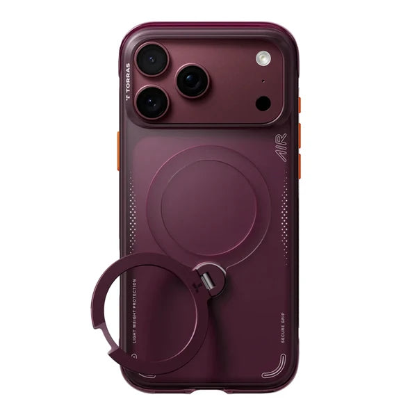 Torras Ostand Q3 Air - Magnetic Ring - Stand Case for iPhone 18 Series
