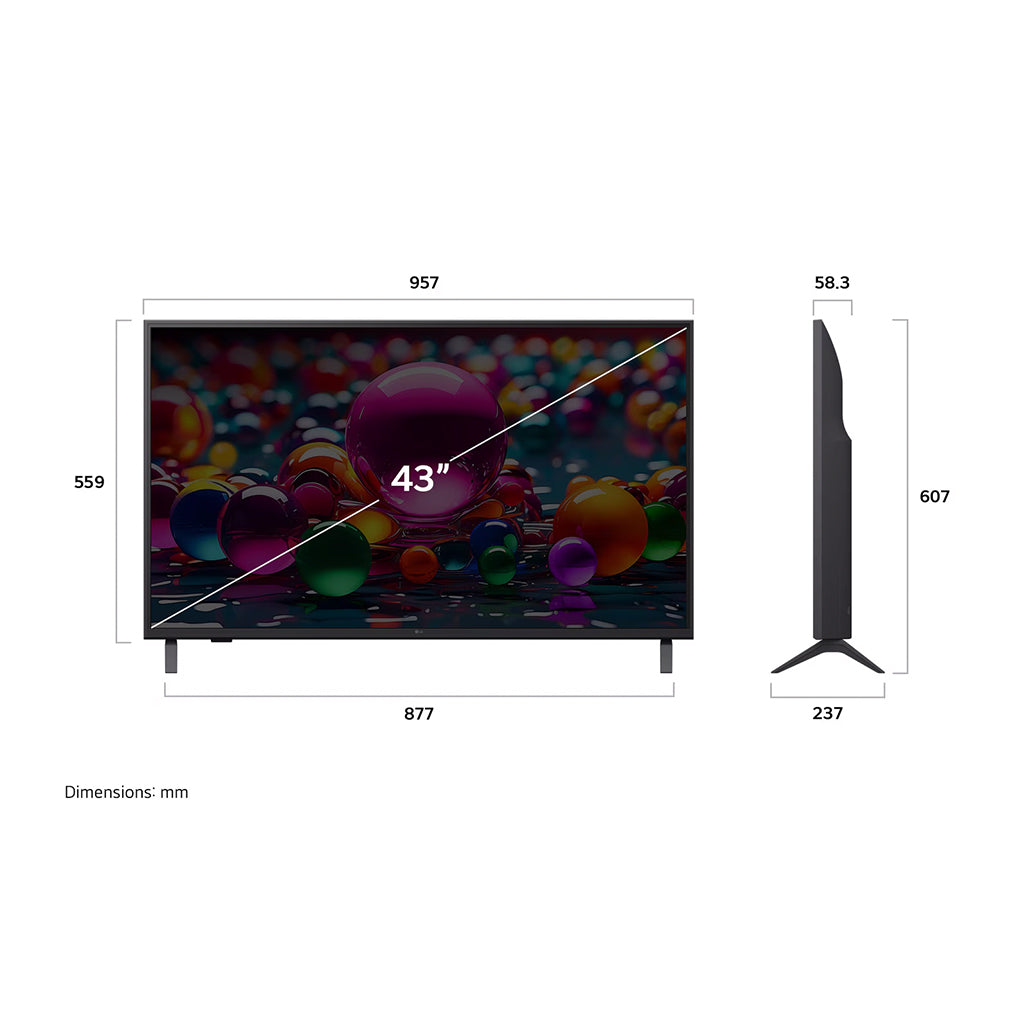 LG UHD AI UA85 4K Smart TV