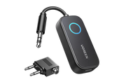 UGREEN 35222A Airplane Bluetooth 5.2 Transmitter Adapter for Airpods or Headphones Dual Pairs, 2-in-1 Wireless Bluetooth Audio Transmitter/Receiver