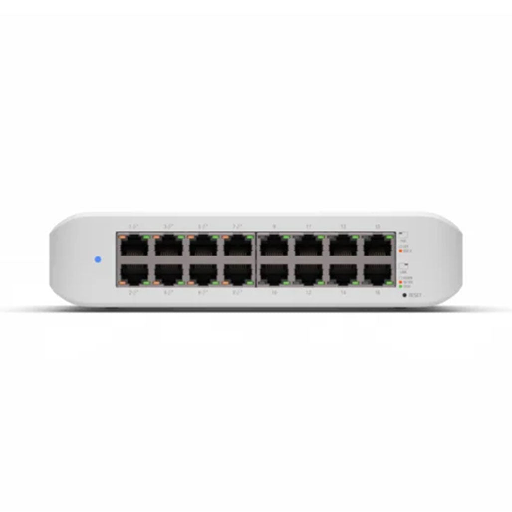 Ubiquiti UniFi Switch Lite 16 PoE front ports