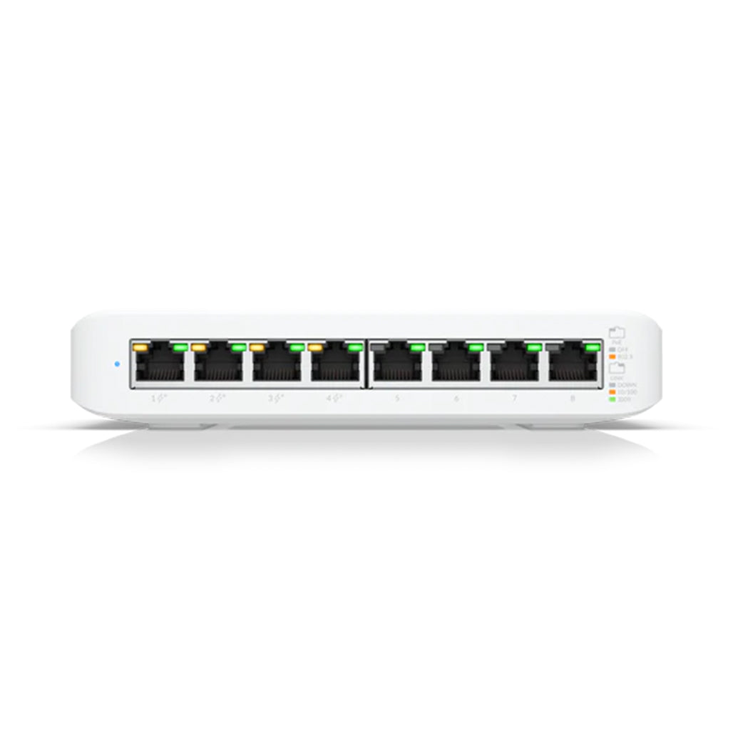 Ubiquiti UniFi Switch Lite 8 PoE front ports