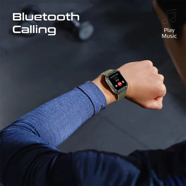 Promate XWatch-S19 Smartwatch with Wireless BT Calling Midnight Green