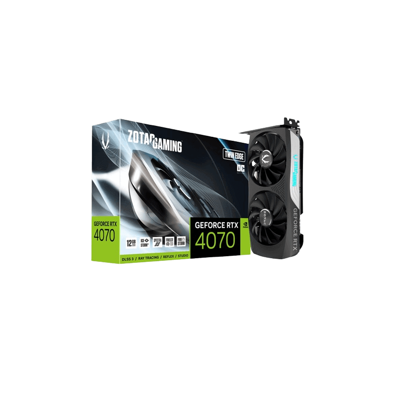ZOTAC GAMING GeForce RTX 4070 Twin Edge OC 12GB GDDR6X graphics card