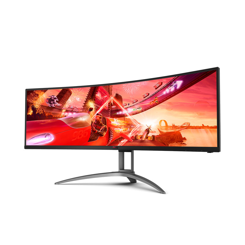 AOC Agon AG493QCX 49 inch curved gaming monitor detail