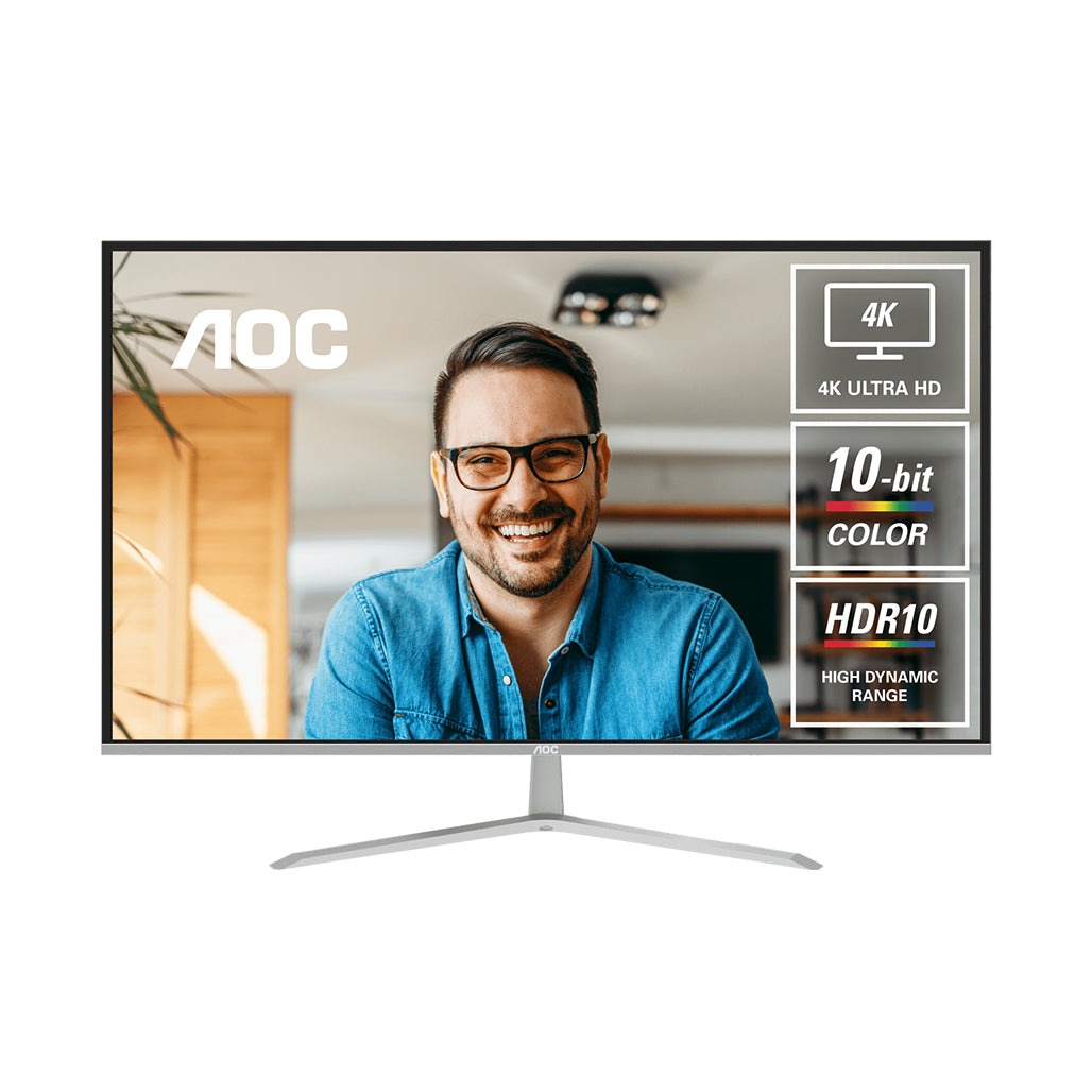 AOC U32V11N 31.5 inch 4K monitor front view