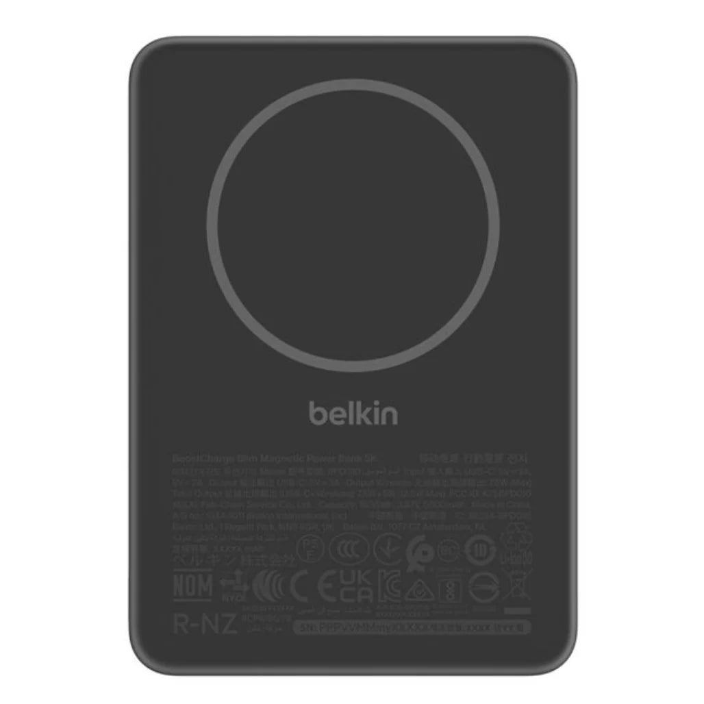 Belkin BoostCharge Ultra Slim Magnetic Wireless Power Bank 5k