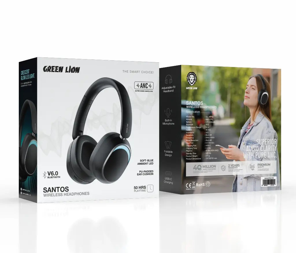 Green Lion Santos Wireless Headphone with ANC