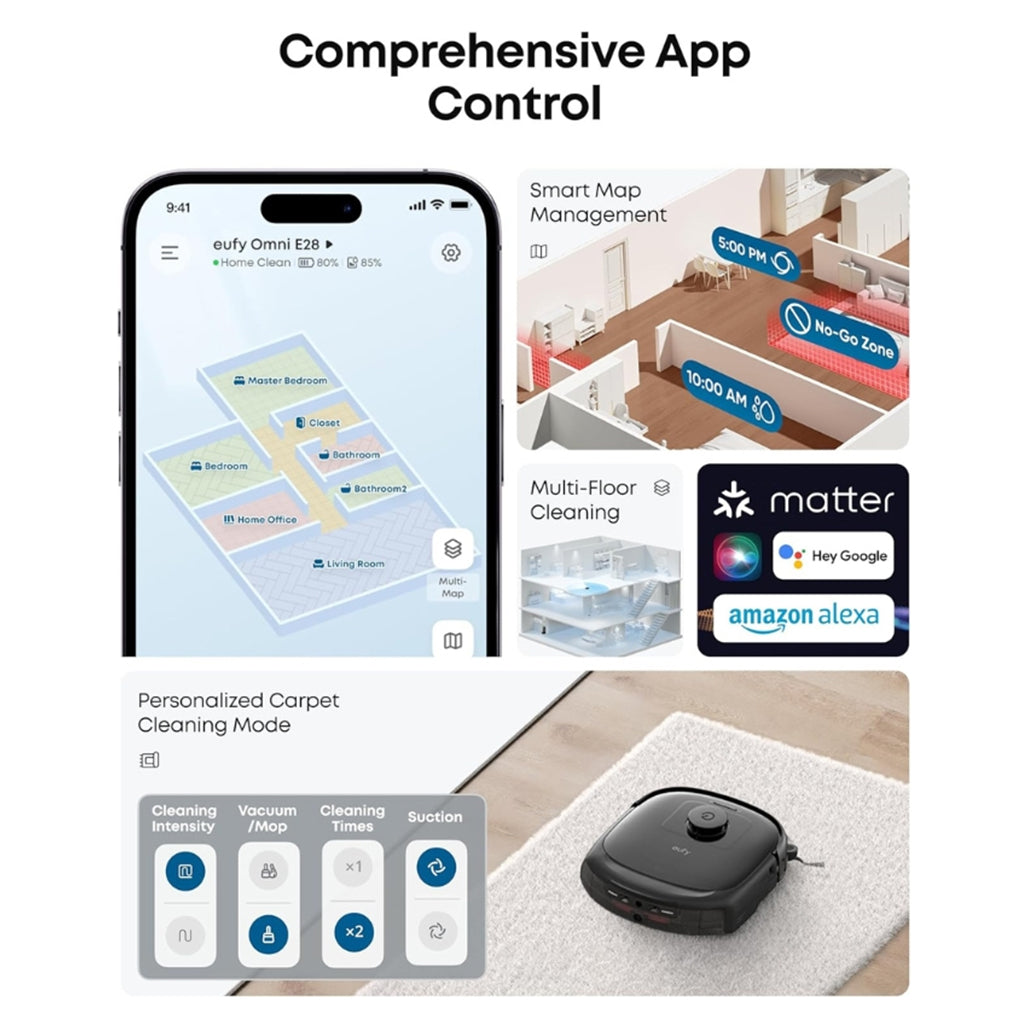 Eufy Robot Vacuum Omni E25 app control