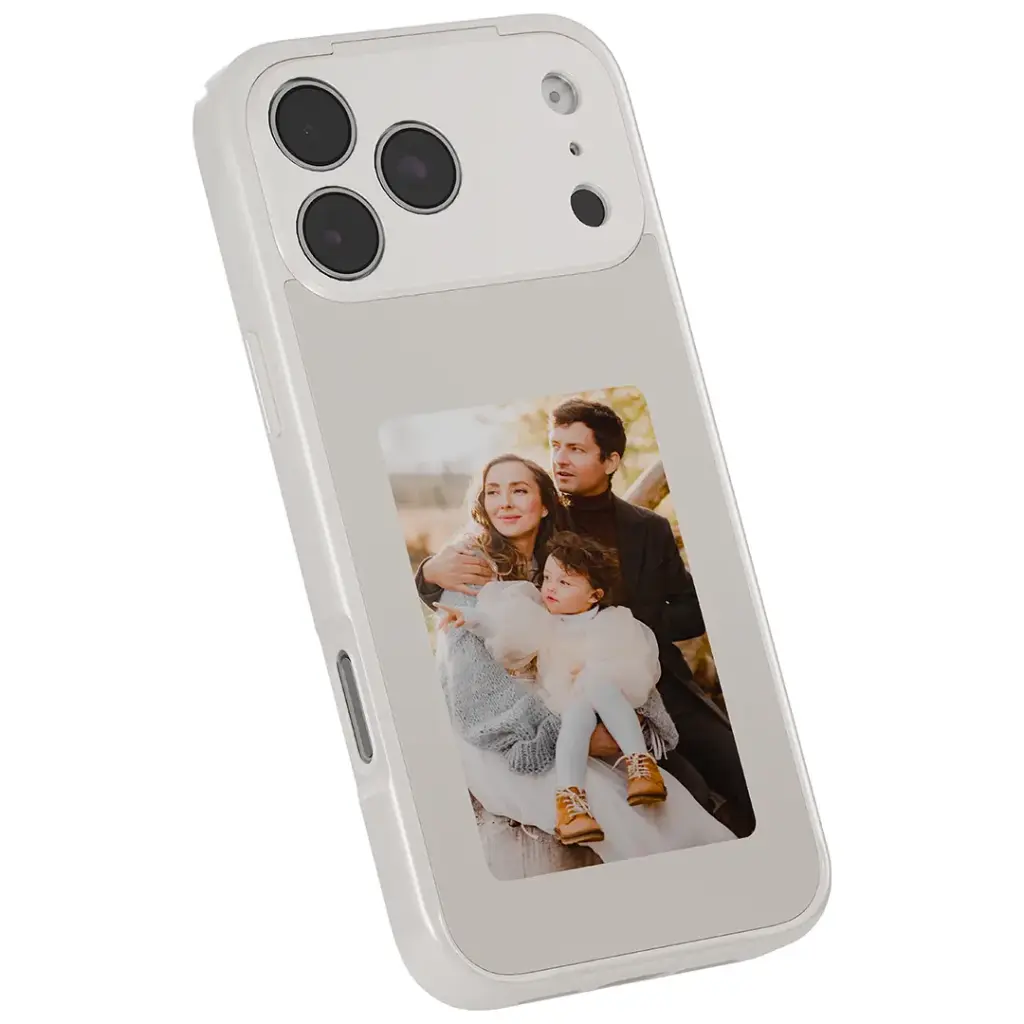 Green Lion Smart E-Ink Case iPhone 17 Pro White (1)