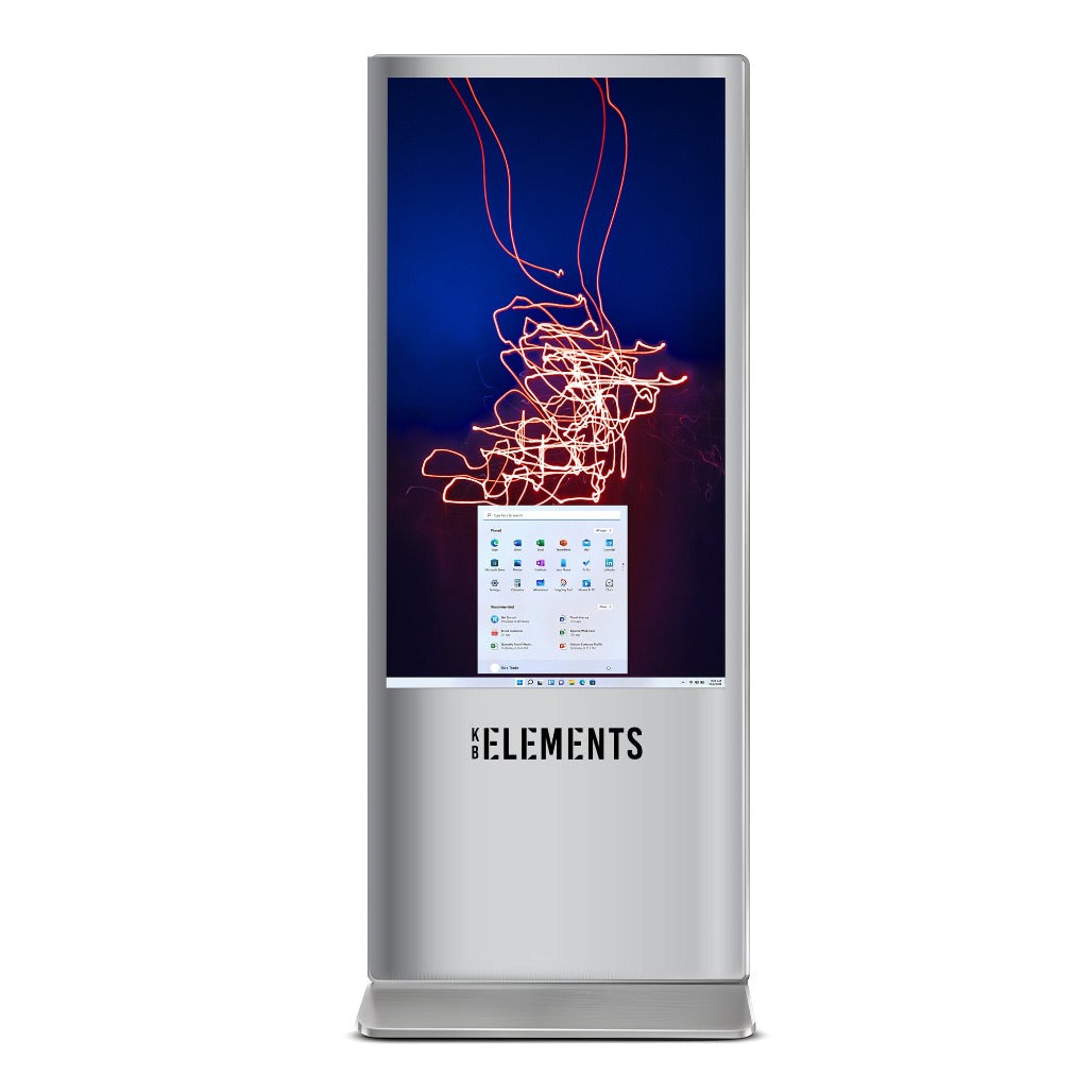 KB Elements 55 inch vertical touch display Silver