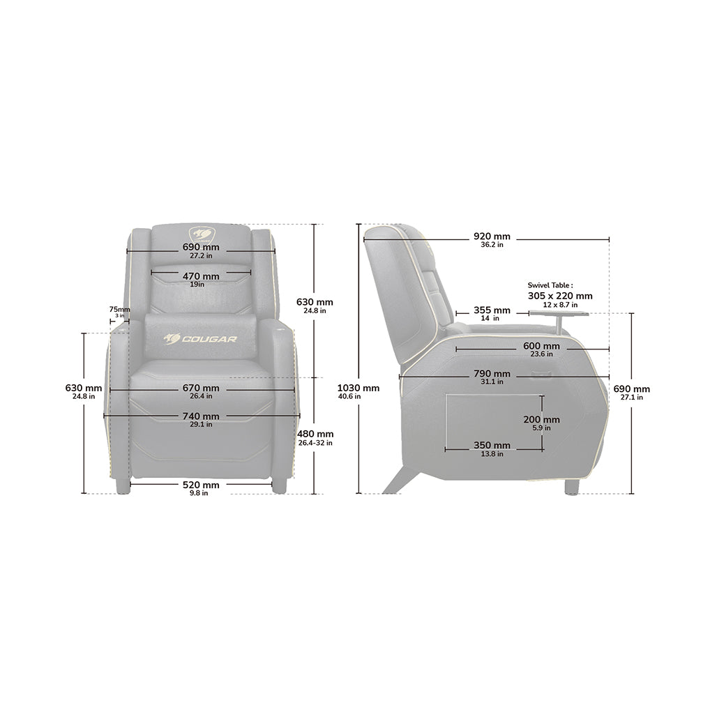 Cougar Ranger Pro Royal Gaming Sofa