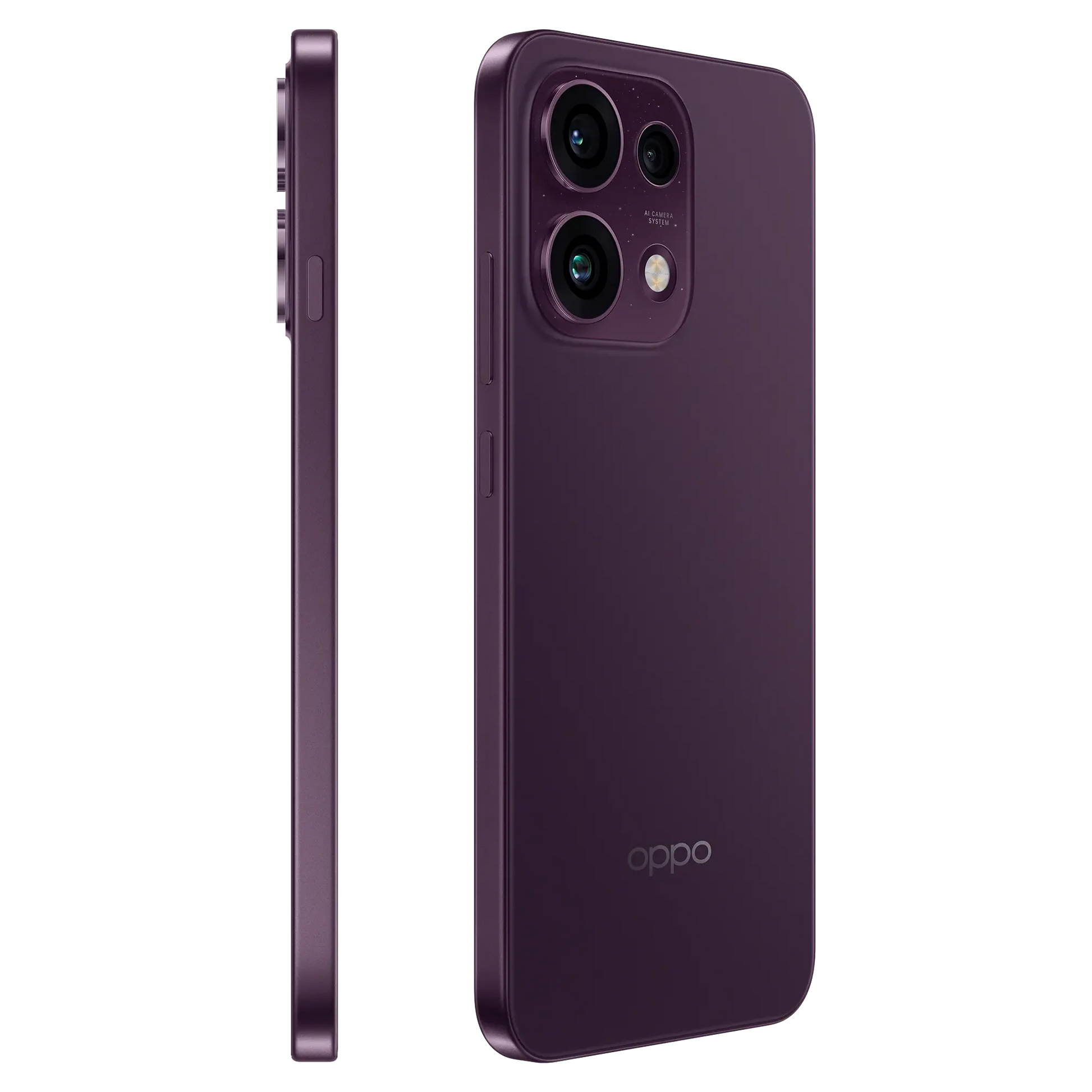 OPPO Reno16 - Twilight Violet back and side