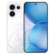 OPPO Reno16 - Pop White front and back