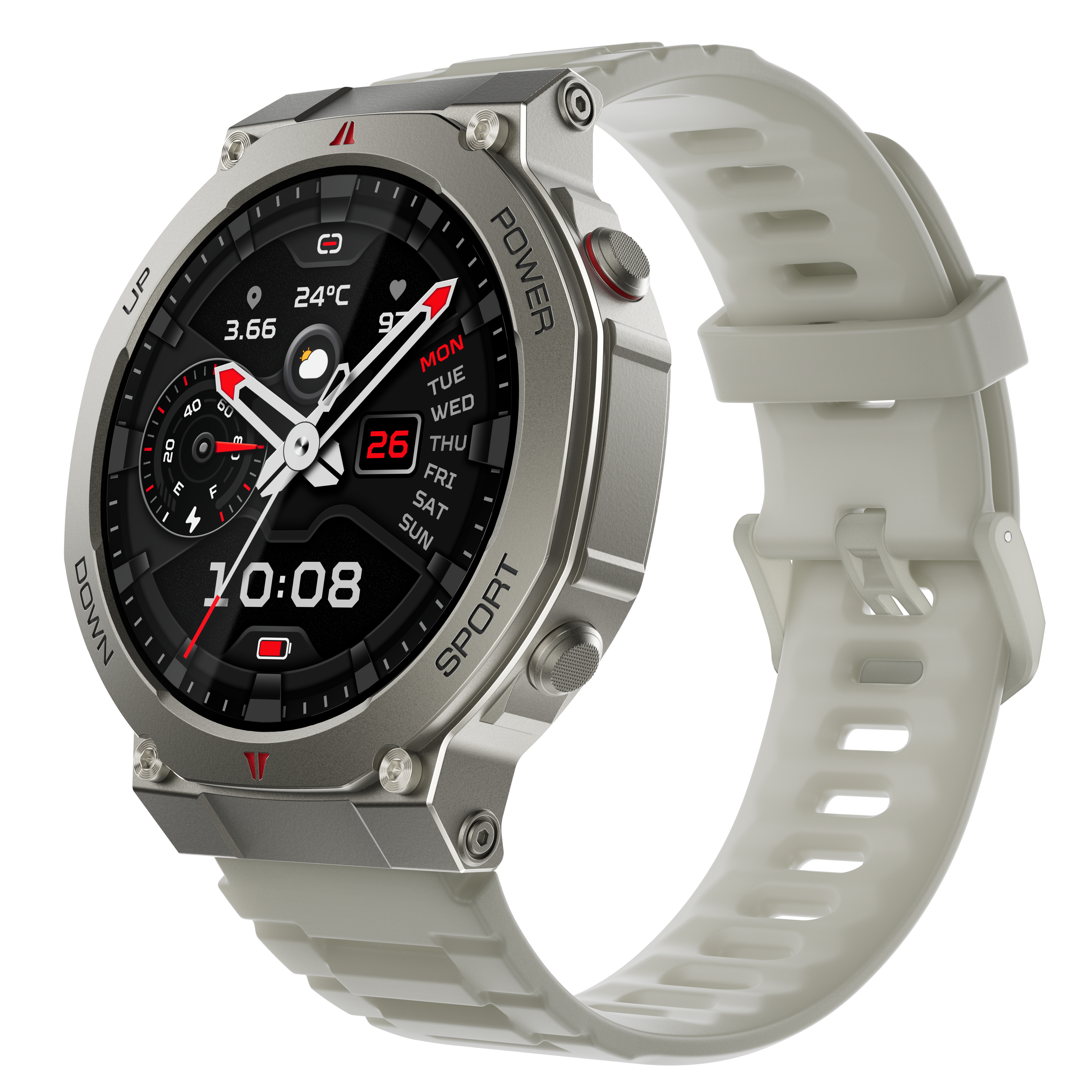 Black Shark GS3 Ultra Smartwatch Silver