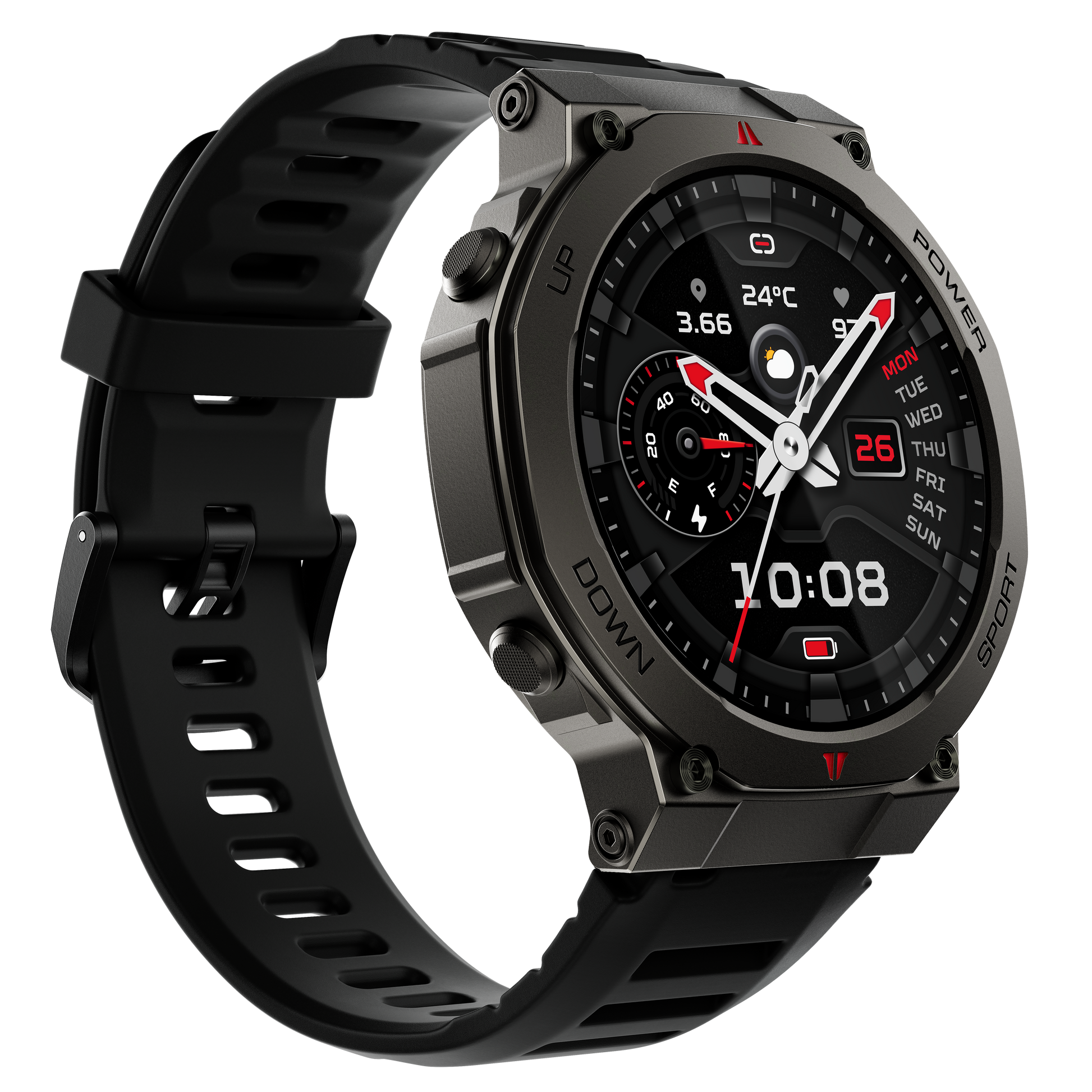 Black Shark GS3 Ultra Smartwatch rugged design