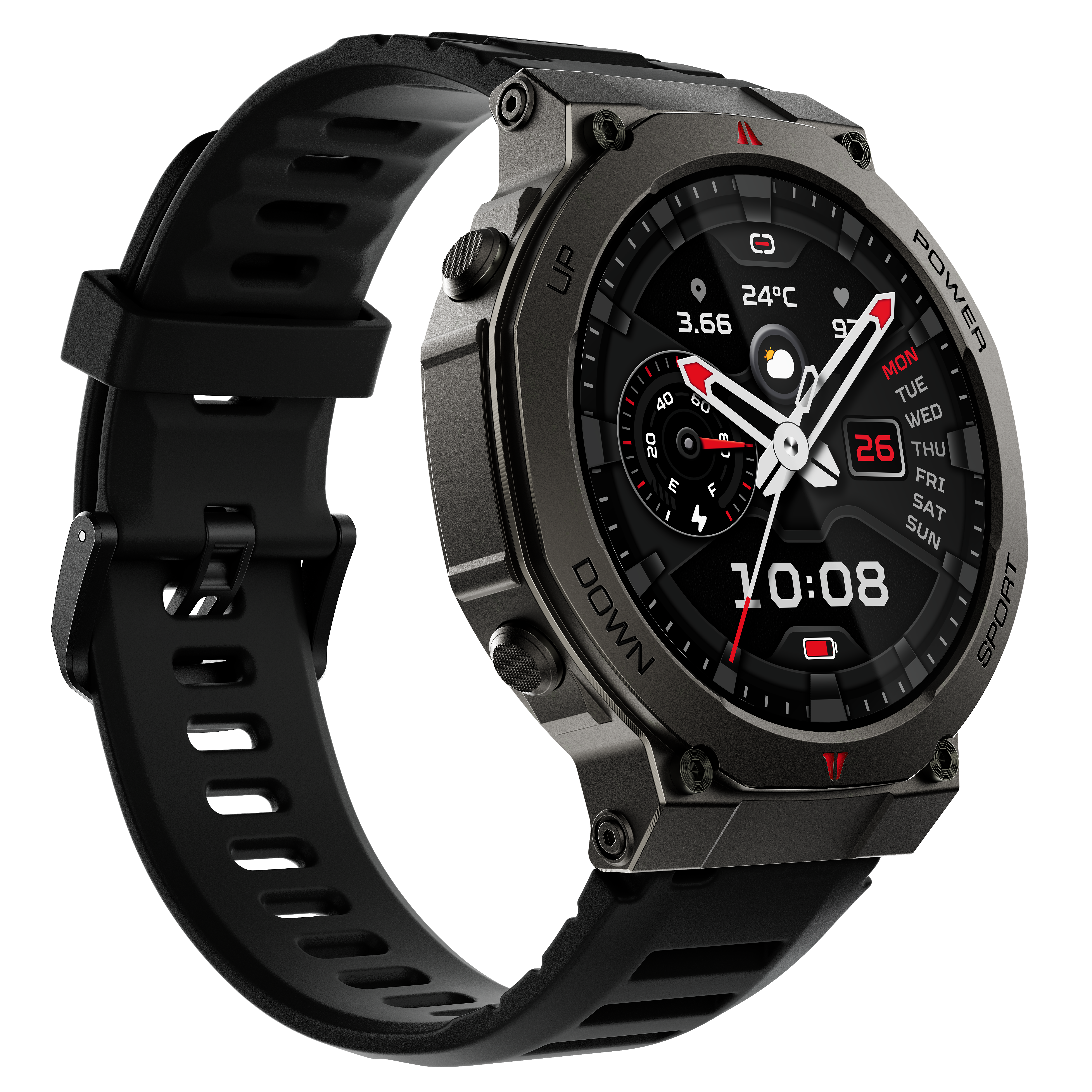 Black Shark GS3 Ultra Smartwatch rugged design