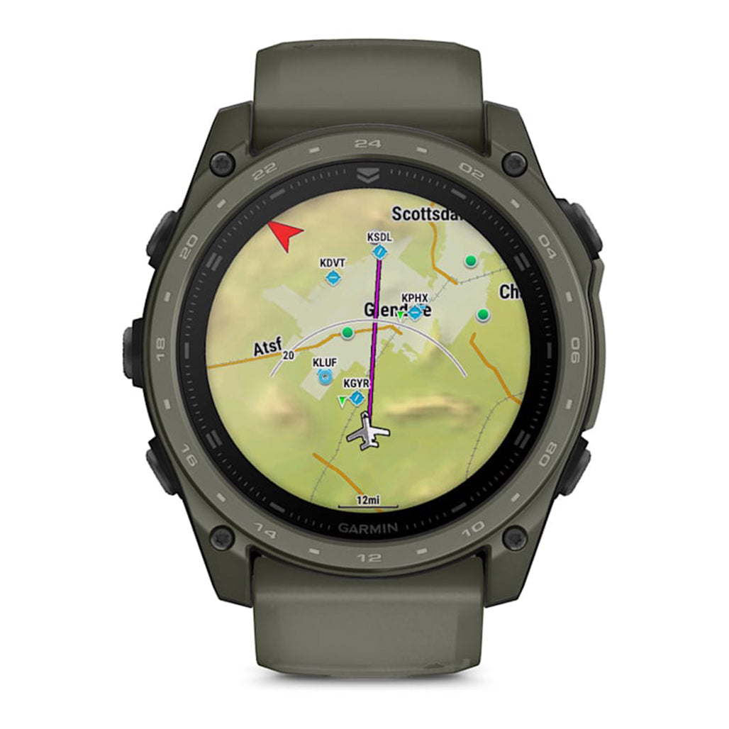 Garmin tactix 8 AMOLED 51mm Tactical Smartwatch - Olive Drab