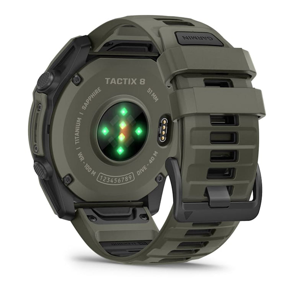 Garmin tactix 8 AMOLED 51mm Tactical Smartwatch - Olive Drab
