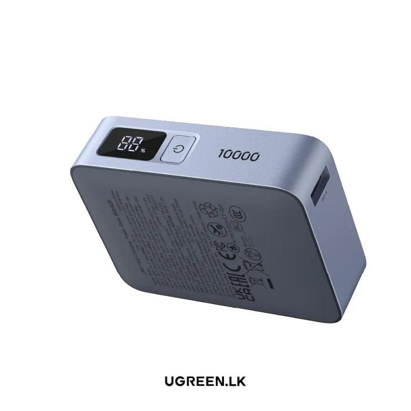 UGREEN 10000mAh 33W Ultra-Compact Power Bank with Built-In Cable