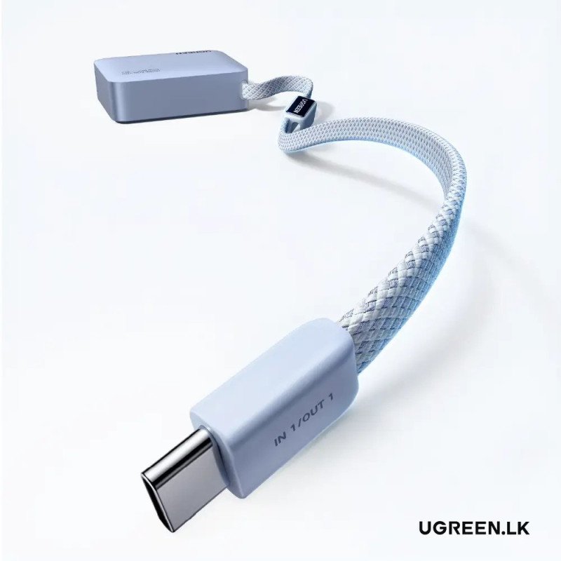 UGREEN 10000mAh 33W Ultra-Compact Power Bank with Built-In Cable