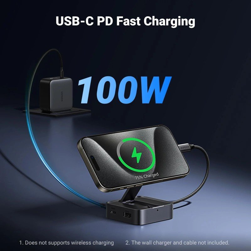UGREEN CM801 in use with phone