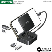 UGREEN CM801 4-in-1 Magnetic USB-C Hub with Foldable Stand