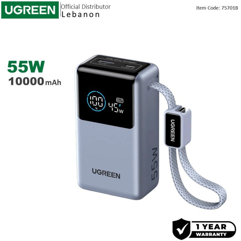 UGREEN Nexode Pro 55W Power Bank 10000mAh
