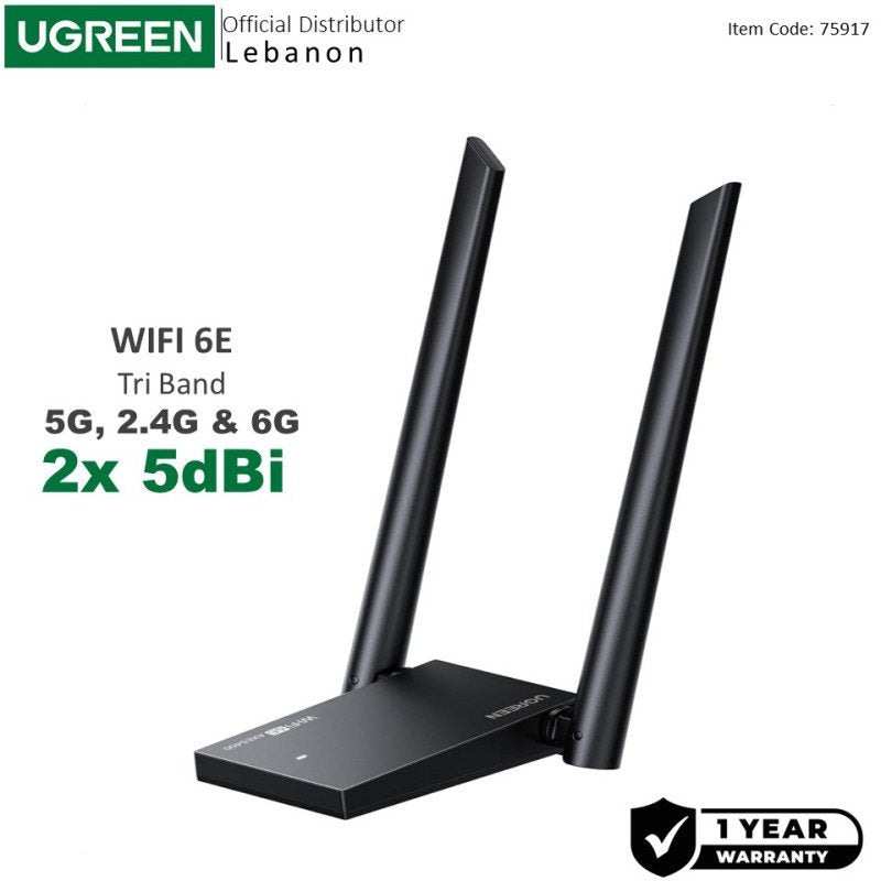 UGREEN AXE5400 WiFi 6E USB Adapter CM787