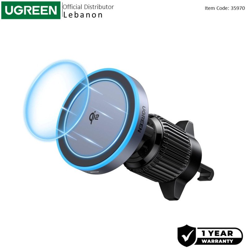 UGREEN Elite 15W Qi2 Wireless Car Charger W708