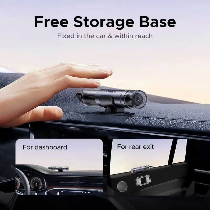 UGREEN Emergency Car Window Breaker & Seatbelt Cutter – Life-Saving Safety Tool - LP821 35347