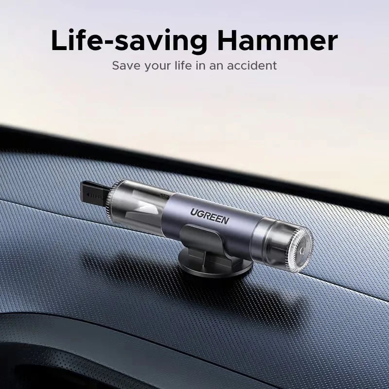 UGREEN Emergency Car Window Breaker & Seatbelt Cutter – Life-Saving Safety Tool - LP821 35347