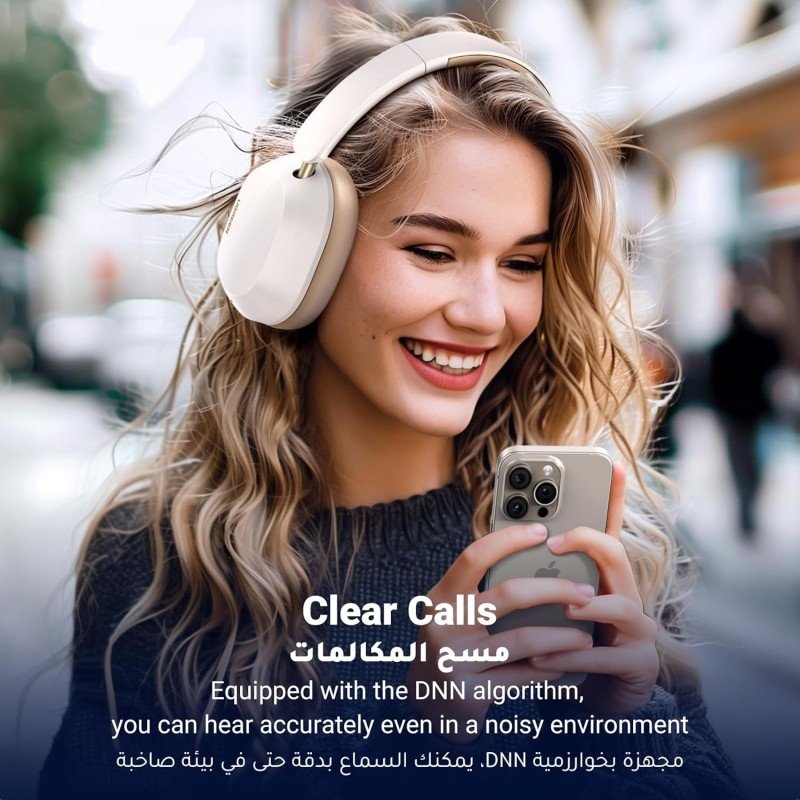 UGREEN HiTune Max5C Hybrid Active Noise Cancelling Wireless Over-Ear Headphones