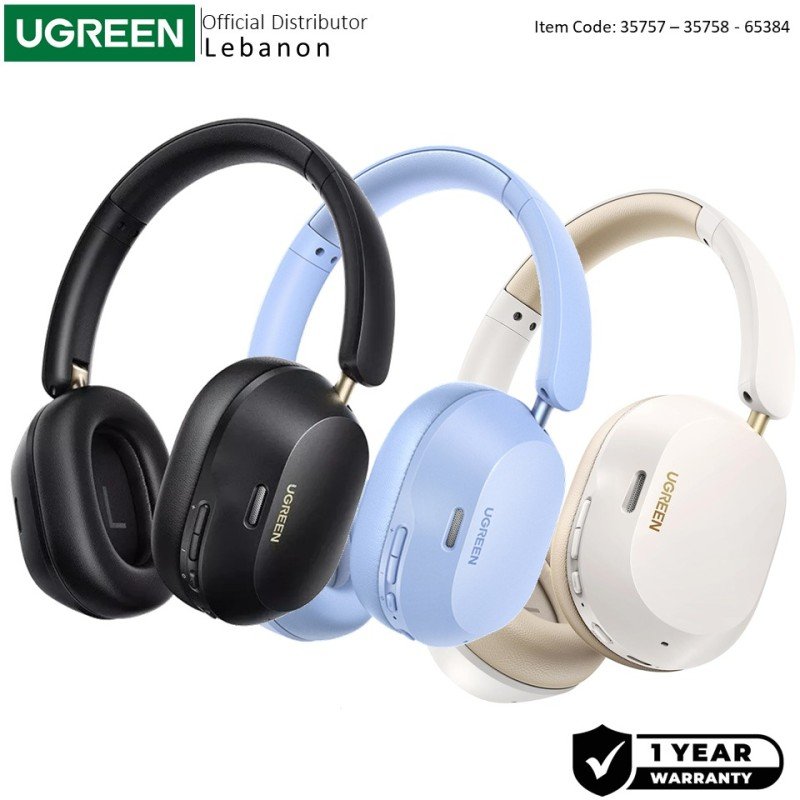 UGREEN HiTune Max5C Hybrid Active Noise Cancelling Wireless Over-Ear Headphones